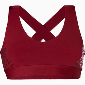 Resim Hug The Moon Bordo Kadın Spor Bra XS 