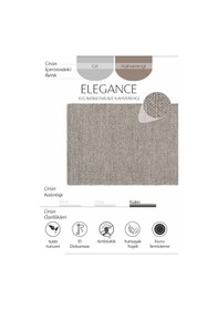 Resim Cool Halı Elegance Kahve Natural Doğal Yün Kazak Örgü Desenli El Dokuma Örgü Halı 