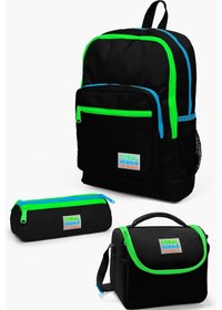 Resim Coral High Kids Siyah 3 Lü Okul Çanta Seti Set0123717 