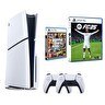 Resim Sony Playstation 5 Slim CD Edition Konsol -2. DualSense PS5 Kol-Fifa FC 25- GTA 5 PS5 Oyun (İthalatçı Garantili) 