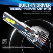 Resim Xuweiwei H11 2 Adet 9005 Hb3 9006 Hb4 H1 H4 H7 Led Far Ampulü 90000lm Süper Parlak Araç Işık 