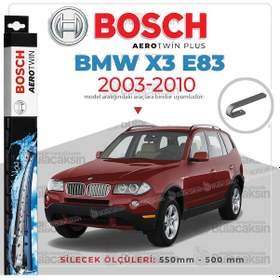 Resim Bmw X3 E83 Muz Silecek Takımı 2003-2010 Bosch Aerotwin 
