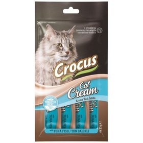 Resim Crocus Ton Balıklı Sıvı Kedi Ödül Maması 1 Adet 4x15 Gr 