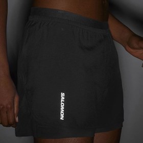 Resim Salomon Cross 2in1 Short Kadın Siyah Koşu Şortu 