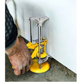 Resim Seramik Seviye Belirleme Kaldıraç Aparatı Metal Gövde 3 Kızaklı 