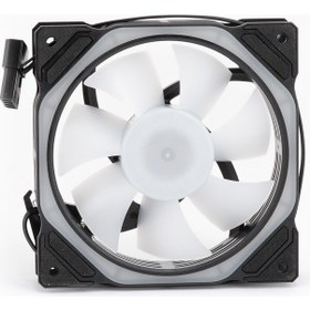 Resim Zauss ZX-400 Sekizgen RGB 12 CM Kasa Fanı 