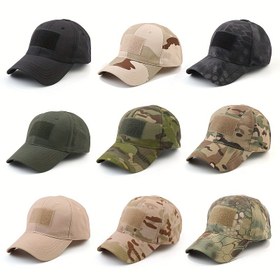 Resim 1'li Paket Tam Kumaş Outdoor Beyzbol Şapkası, Unisex Spor Snapback Şapka, Çeşitli Açık Hava Aktiviteleri İçin Uygun, Nem Tutmayan ve Hızlı Kuruyan Nefes Alabilir 