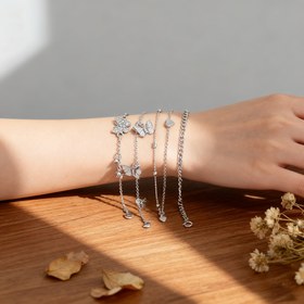 Resim 4/8 Parça Kadın Moda Bileklik Seti, Minimalist Plaj Temalı Zarif Kelebek & Kalp Kolye Taşlı Bileklikler, Günlük Kullanım, Tatil, Randevular, Partiler, Plaj İçin Mükemmel, Kadınlar, Kız Arkadaş, Arkadaşlar, Anne veya Sevdikleriniz İçin Hediye 