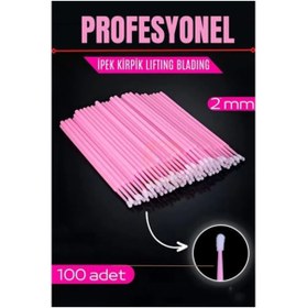 Resim Belle Fusion BFS İpek Kirpik Fırçası Blading Lifting Fırçası 100 Adet 