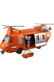Resim Vardem 1:16 Sürtmeli Sesli Işıklı Arama ve Kurtarma Helikopteri - Turuncu 