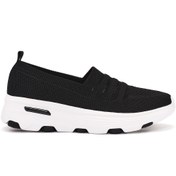 Resim Derimod Zero Kadın Siyah Kumaş Casual Sneaker 25SFE49526F 