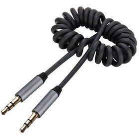 Resim Griffin Spiral Araç Ses Aktarım Kablosu Aux Kablo 2/3Mm-Siyah 