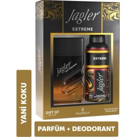 Resim Jagler Extreme Erkek Parfüm Seti (90 Ml Edt + 150 Ml Deodorant) 