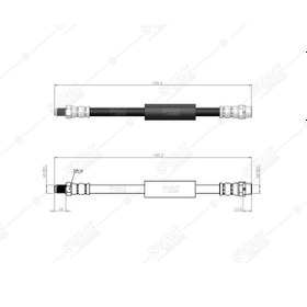 Resim SVAC 40-105 Fren Hortumu Ön Bmw E39 