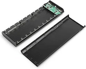 Resim Cuque Çılgın Satış Pil Bölmesi, Power Bank, Mobil Güç Kutusu ABS Ofis, Oturma Odası, Ev, Yatak Odası için Opsiyonel Renk (Siyah) 