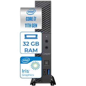 Resim Casper Nirvana M30.1165-BV00X-V00 Intel Core i7 1165G7 32GB 256GB SSD Intel Iris Xegraphic FreeDos Mini Masaüstü Bilgisayar BV00X68 