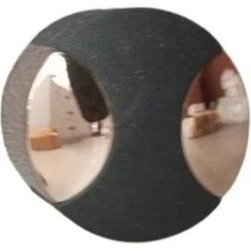 Resim System 1005 Kapı Stoperi Yapışkanlı/Vidalı Rose-Siyah Plastik Renk Çap 35 mm 