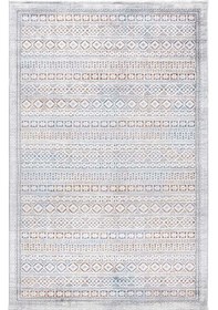 Resim Paradise Beyaz Mavi Halı Yumuşak Oturma Odası Salon Çocuk Odası M Beyaz - Mavi 