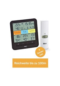 Resim Tfa Dostmann 31.4007.02 Klima Home Kablosuz Termo Higrometre, Mobil İklim Ve Ev İzleme Özelliğine Sahip Weatherhub Başlangıç Seti Pillerle Birlikte Beyaz 
