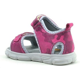 Resim Hapshoe Rakerplus Hakiki Deri Pembe Kamuflaj Bebek Sandalet Pembe 
