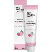 Resim The Humble Co. Natural Toothpaste For Kids Strawberry Çocuklar için Diş Macunu 0-6 Yaş 75ml 