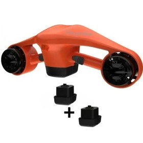 Resim Sea Scooter Elektrikli Deniz Su Scooter Hoverboard Citymate +Kılf Turuncu 2 Adet Normal Bataryalı 