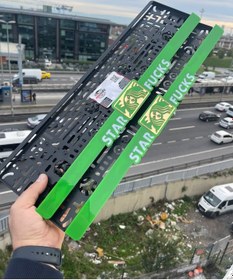 Resim Star Fucks Özel Tasarım Lüks Pleksi Plakalık 