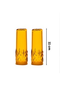 Resim Perotti 4344 Melody 2'li Akrilik Tuzluk Biberlik 11cm 