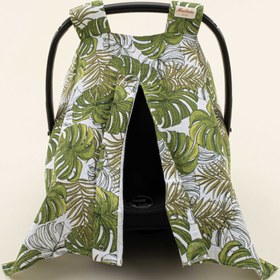 Resim Puset Örtüsü - Tek Taraflı - Palmiye Yaprakları 