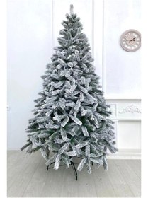 Resim İthal Lüks Karlı Yılbaşı Ağacı 210 Cm 210 CM 