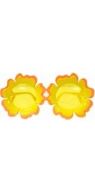 Resim Papatya Şekilli Turuncu Sarı Hawaii Parti Gözlüğü 