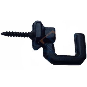 Resim Vidalı Kanca, Askı Büyük - 15x23mm, Siyah - 100 Adet ANTİK 