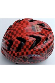 Resim Moon M-7 ÇOCUK KASK ARABALAR KARELİ - KIRMIZI - S BEDEN 