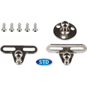 Resim ARON (4 Adet) (GRİ) Std Dolap Amortisörü Gazlı Piston Kapak Hidroliği 27cm (100n) Std100/n 