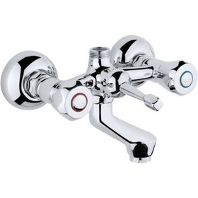 Resim Klasik Çevirmeli Banyo Bataryası Krom 