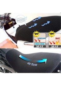 Resim Honda Pcx Sele Kılıfı Fileli 3D 