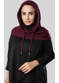 Resim Hürrem Bone Bordo Bağcıklı Salaş Balaklava Boyunluklu Bere Triko Düz 2326 16 Bordo 