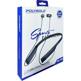 Resim KİLİNCTECHSHOP Polygold PG-100 Boyun Askılı Bluetooth Kulaklık (100 Saat Müzik Dinleme) 