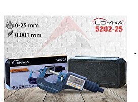 Resim Loyka 5202-25 Dijital Hassas Mikrometre 0-25 MM 