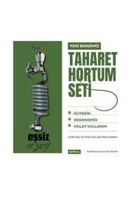 Resim PLASYAY Spiral Taharet Matik Hortum Kelepçeli Ve Duvara Sabitlemeli Gri 120 Cm 