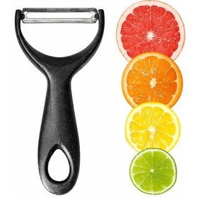 Resim Siyah Sebze Soyacağı Meyve Ve Sebze İçin Pratik Sapan Soyacak Siyah 