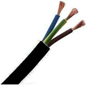 Resim Öznur 3X2,5 Ttr Kablo Siyah Renk %100 Bakır 25-50-75-100 Metre 