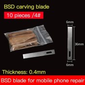 Resim Mingjin Shop 1 Model 4 10PCS Stili Bresun Metal Neşter Bıçak Bıçakları #11 Kaymaz Kesici Gravür Zanaat Bıçaklar Bıçakları Cep Telefonu Laptop Onarım Istasyonu Pcb Tamir El Aleti (Yurt Dışından) 