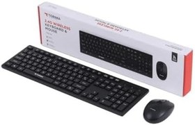 Resim Torima TMK-02 2.4ghz Kablosuz Q Klavye Ve Mouse Seti Siyah 