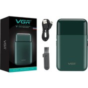 Resim Vgr Tıraş Makinesi Profesyonel Elekikli Tıraş Makinesi Mini Sakal Düzeltic V-390 Green Box Diğer 