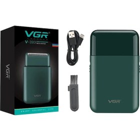 Resim Vgr Tıraş Makinesi Profesyonel Elekikli Tıraş Makinesi Mini Sakal Düzeltic V-390 Green Box Diğer 