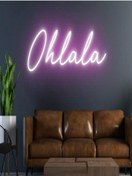 Resim Twins Led Ohlala Yazılı Neon Tabela Pembe Model:model:20083366 Pembe 