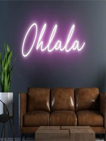 Resim Twins Led Ohlala Yazılı Neon Tabela Pembe Model:model:20083366 Pembe 