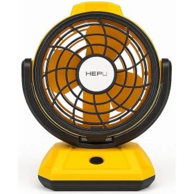 Resim Hepu HP-F878 8'' 20CM Kablosuz Otomatik Masaüstü Fan - 7200MAH Yüksek Kapasiteli Batarya 