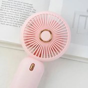 Resim Remiuse Renkli Mini El Fanı Taşınabilir Şarjlı Güçlü Parvaneli Vantilatör Mini Fan Soğutucu 